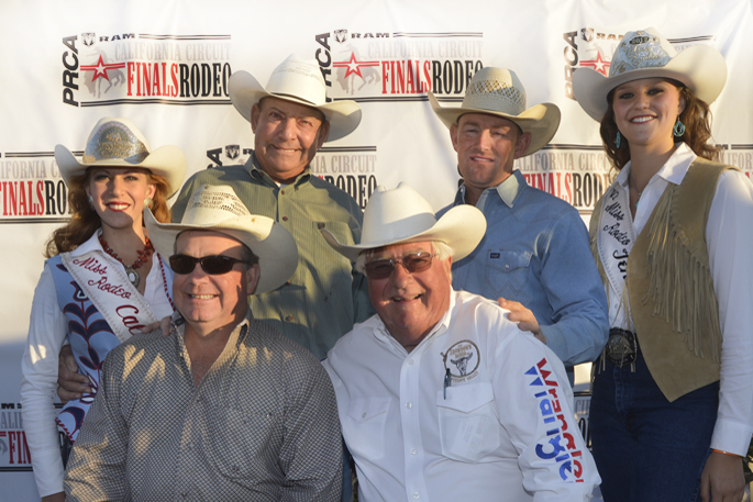 Stock Contractors 2012 PRCA RAM California Circuit Finals Rodeo (Pictured L to R - Front Row Jeff Davis and CCF President Johnny Zamrzla. Standing Miss Rodeo California Mackenzie Cayford, Dan Russell, Tim Bridwell, and Miss Rodeo Tehachapi Heather Ross) Stock Contractors 2012 PRCA RAM California Circuit Finals Rodeo (Pictured L to R - Front Row Jeff Davis and CCF President Johnny Zamrzla. Standing Miss Rodeo California Mackenzie Cayford, Dan Russell, Tim Bridwell, and Miss Rodeo Tehachapi Heather Ross)