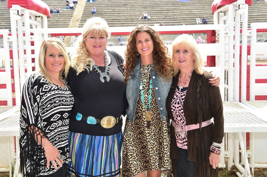 "The Ladies Behind the Scenes" - Pictured L to R - Hailey Bridwell, Sherry Sheldon-Gibson, Molly Jane Twitchell, and Diana Alexander) - photo by Sherry Sheldon-Gibson