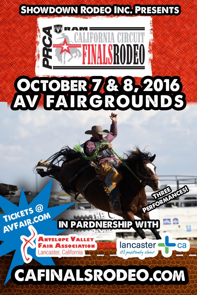 2016 RAM PRCA California Circuit Finals Rodeo - Antelope Valley Fairgrounds - Lancaster, CA