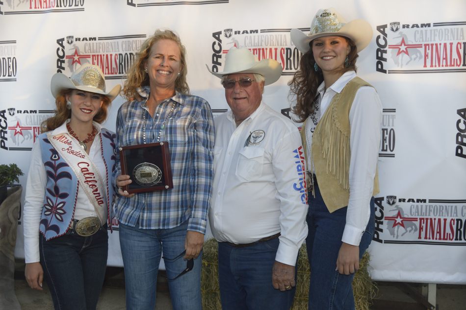 Sharon DeLaGrange - Rodeo Timer 2012 PRCA RAM California Circuit Finals Rodeo (Pictured L to R - Miss Rodeo California Mackenzie Cayford, Sharon DeLaGrange, CCF President Johnny Zamrzla, Miss Rodeo Tehachapi Heather Ros Sharon DeLaGrange - Rodeo Timer 2012 PRCA RAM California Circuit Finals Rodeo (Pictured L to R - Miss Rodeo California Mackenzie Cayford, Sharon DeLaGrange, CCF President Johnny Zamrzla, Miss Rodeo Tehachapi Heather Ros