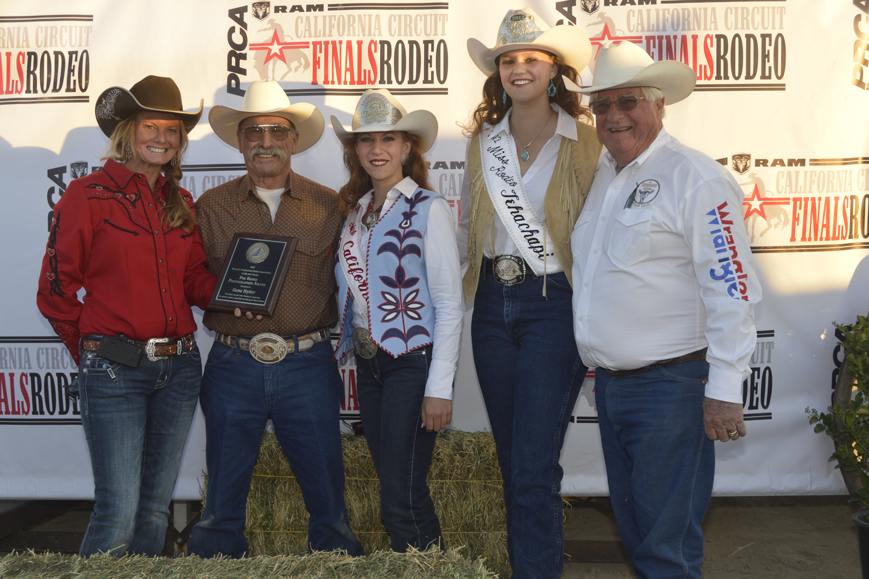 Gene Hyder - 2012 WPRA California Circuit Photographer of the Year Recipient (Pictured L to R - WPRA CA Circuit Director, Marguerite Happy, PRCA Photographer Gene Hyder, Miss Rodeo California Mackenzie Cayford, Miss Rodeo Tehachapi Hether Ross, and PRCA CA Circuit Finals Rodeo President Johnny Zamrzla Gene Hyder - 2012 WPRA California Circuit Photographer of the Year Recipient (Pictured L to R - WPRA CA Circuit Director, Marguerite Happy, PRCA Photographer Gene Hyder, Miss Rodeo California Mackenzie Cayford, Miss Rodeo Tehachapi Hether Ross, and PRCA CA Circuit Finals Rodeo President Johnny Zamrzla
