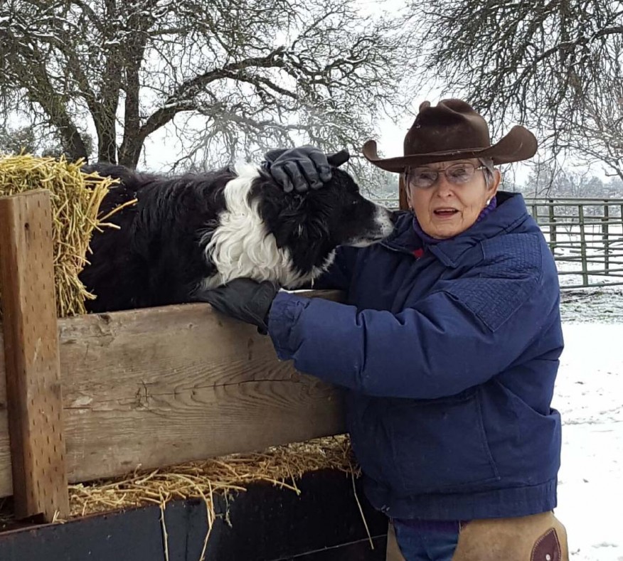 2017 Grand Marshal - Mary Quibers (photo courtesy of Stonyford Rodeo)